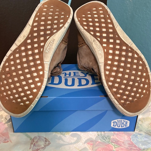 Hey Dude Brown Suede Ankle Boots - Picture 4 of 5